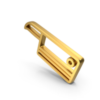 Butcher Knife Gold Symbol PNG & PSD Images