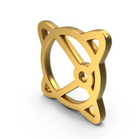 Satellite Gold Symbol PNG & PSD Images