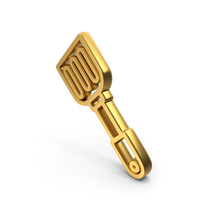 Spatula Gold Symbol PNG & PSD Images