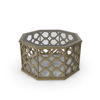 Brucie Hexagonal Coffee Table PNG & PSD Images