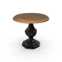 Byron Round Accent Table PNG & PSD Images