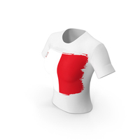 Malta Country Flag Paint On T Shirt Women PNG & PSD Images
