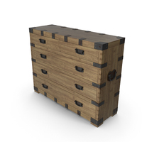 Chest Vintage Antique Oak PNG & PSD Images
