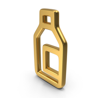 Bottle Gold Symbol PNG & PSD Images