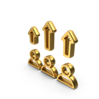 Teamwork Gold Symbol PNG & PSD Images