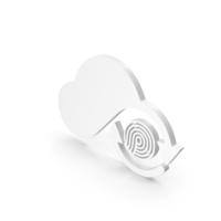 Cloud Security Finger Print Web Safe PNG & PSD Images