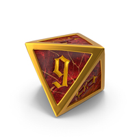 Red DND 8 Cube PNG & PSD Images