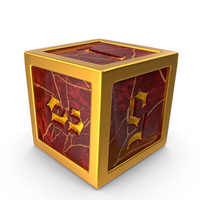 Red DND 6 Cube PNG & PSD Images