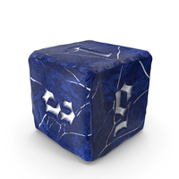 D6 Die Blue PNG & PSD Images