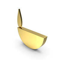 Golden Lamp Symbol PNG & PSD Images