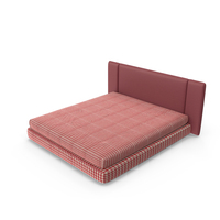 Red Bed Design PNG & PSD Images
