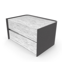 White and Black Night Stand PNG & PSD Images