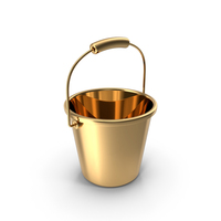 Golden Bucket PNG & PSD Images