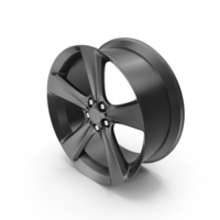 Wheel Black Mid PNG & PSD Images