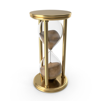 Golden Hourglass Timer PNG & PSD Images
