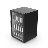 Mini Beverage Refrigerator PNG & PSD Images