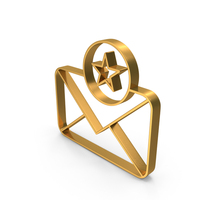 Mail Web Star Icon PNG & PSD Images