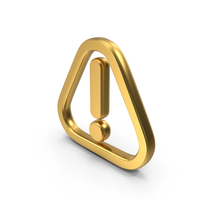 Alert Gold symbol PNG & PSD Images