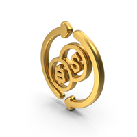 Crypto Trading Gold Symbol PNG & PSD Images