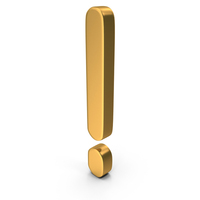 Simple Warning Exclamation PNG & PSD Images