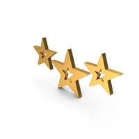Three Star Rating Center Frame PNG & PSD Images