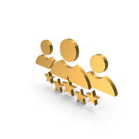 Users Five Star Rating PNG & PSD Images