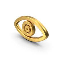 Eye Gold Symbol PNG & PSD Images