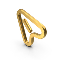 Navigation Gold Symbol PNG & PSD Images