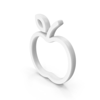 Apple White Symbol PNG & PSD Images