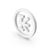 Laos Kips White Symbol PNG & PSD Images