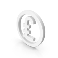Pound White Symbol PNG & PSD Images