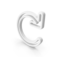 Reload White Symbol PNG & PSD Images