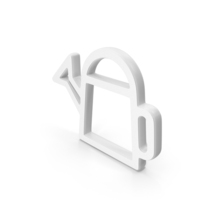 Water Can White Symbol PNG & PSD Images