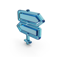 Directional Board Glass Symbol PNG & PSD Images