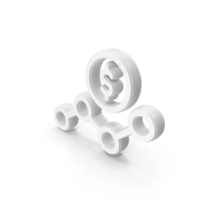Financial Graph White Symbol PNG & PSD Images