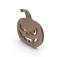 Chocolate Pumpkin For Halloween PNG & PSD Images