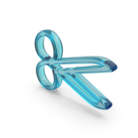 Scissors Glass Symbol PNG & PSD Images