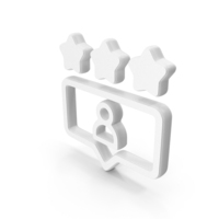 Customer Rating White Symbol PNG & PSD Images