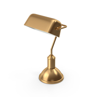 Gold Table Lamp PNG & PSD Images