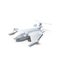 Flying Ship Concept White Color PNG & PSD Images
