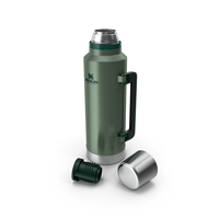 Stanley Classic Bottle Open With Folded Handle PNG & PSD Images