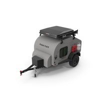 Travel Trailer Teardrop Grey PNG & PSD Images