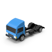Blue Cartoony Truck PNG & PSD Images