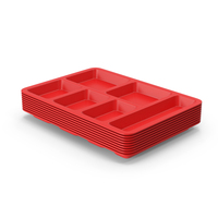 Red Food Tray PNG & PSD Images