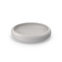 Low Empty White Porcelain Bowl PNG & PSD Images