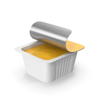 Cheese Sauce Cup Opened PNG & PSD Images