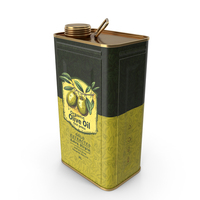 Olive Oil Can Medium PNG & PSD Images