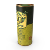 Olive Tube Oil Can PNG & PSD Images