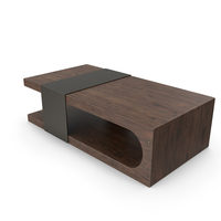 Coffe Table Oak Black PNG & PSD Images