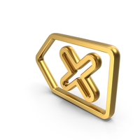 Undo Arrow Gold Symbol PNG & PSD Images